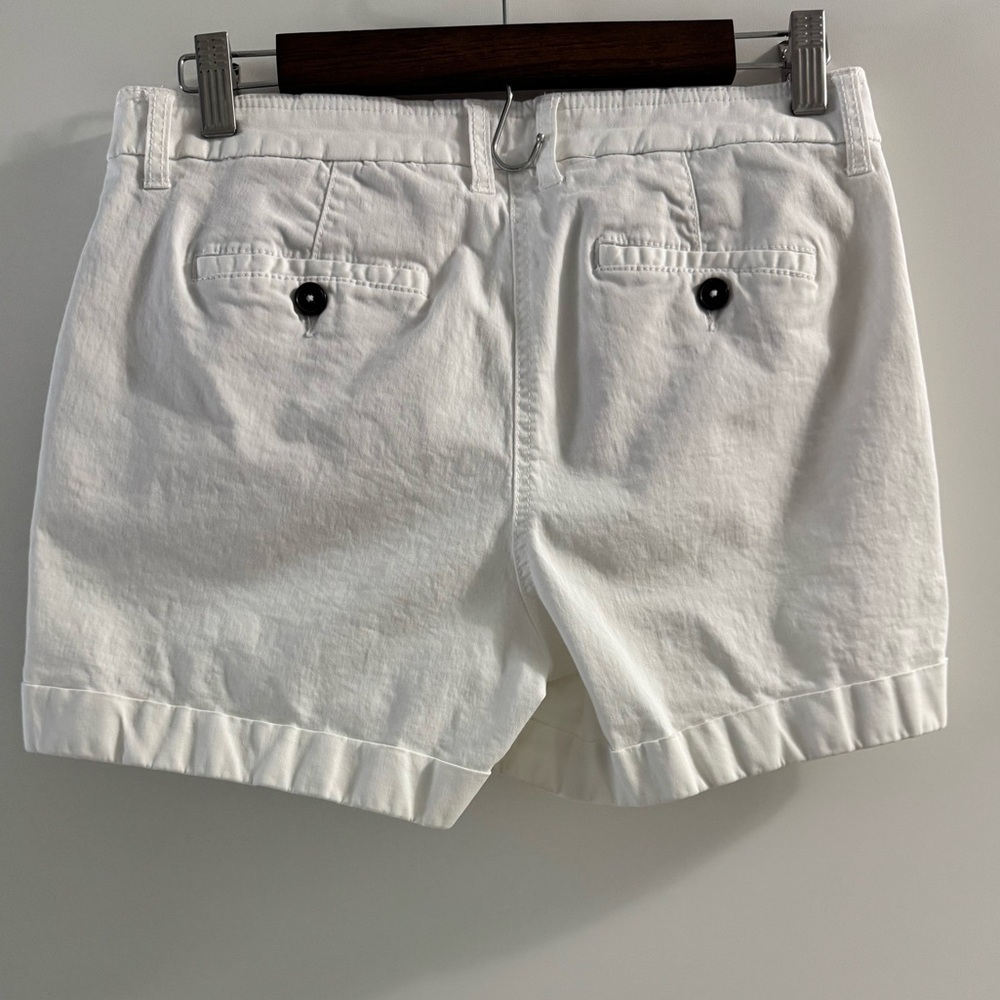 Boden White Cotton Chino Shorts - Picture 3 of 11